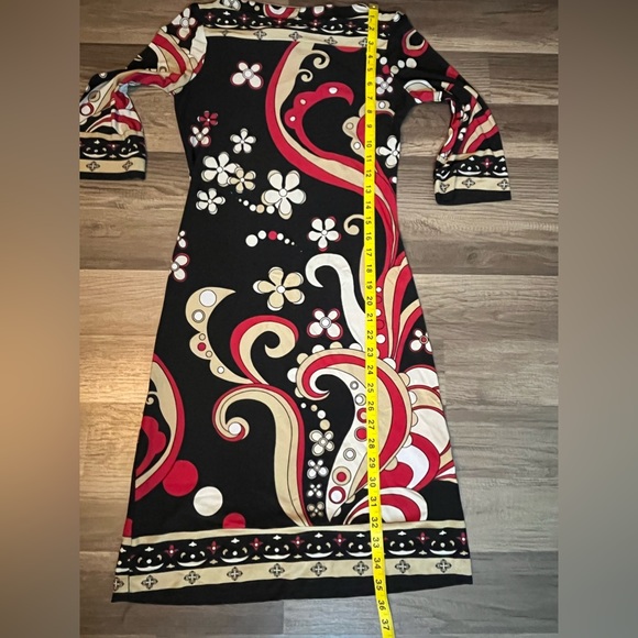 Vintage Paisley/Floral Dress SZ Small - Picture 6 of 8